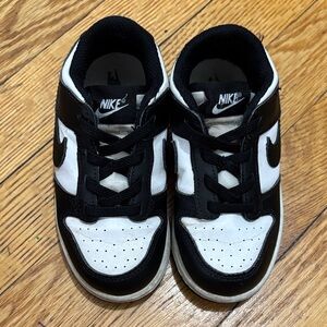 Nike Panda Kids Black and White Sneakers